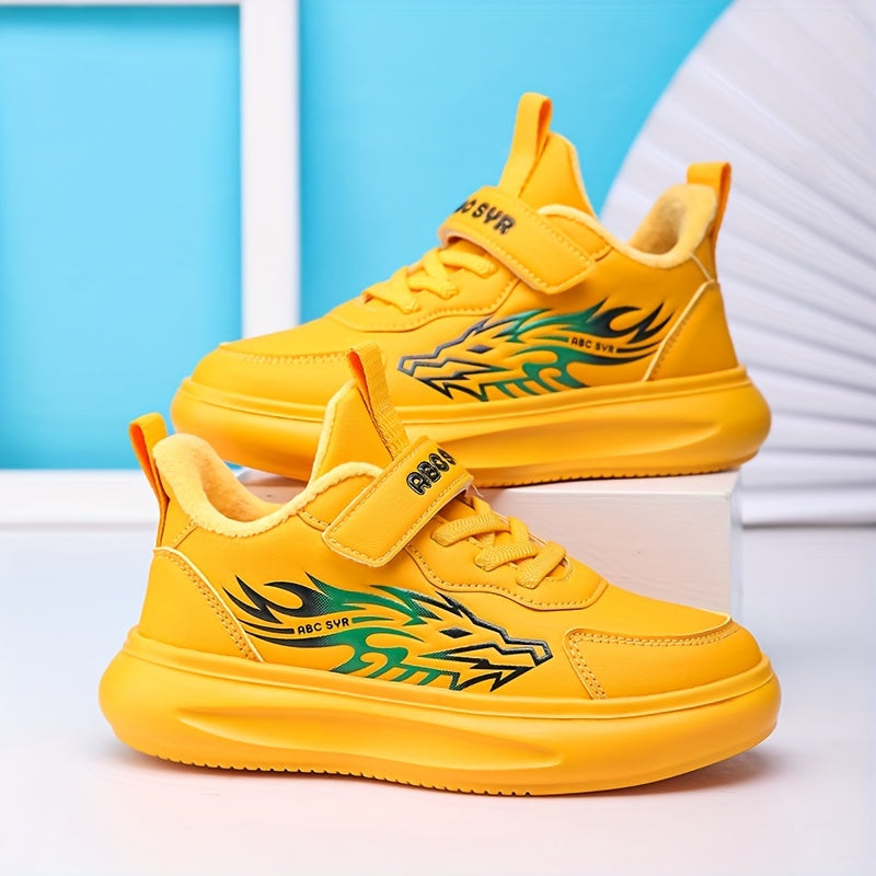 Boys Durable Slip-resistant Sneakers for Outdoor Activities