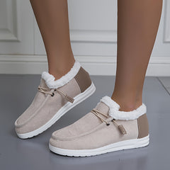 Winter Snow Boots Women's Non Slip Ankle Boots Warm Plush Shoes