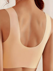 3pcs Mesh Wireless Push Up Bra Women's Lingerie