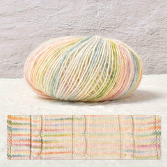 Warm Space Dyed Spray Wool for Hand Knitting Crocheting - Medium Fine Wool Blend