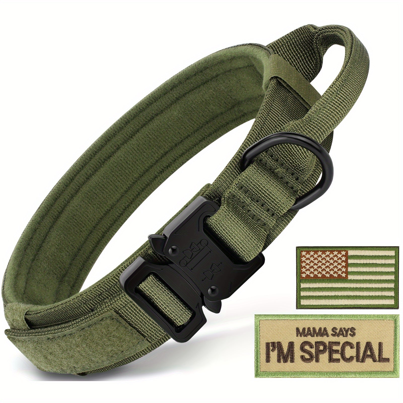 Taglory Strong Tactical Dog Collar with Handle
