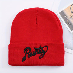 Embroidered Cold Hat American Style Warm Ear Protect