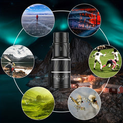 16x52 Monocular Telescope 8x BAK4 Prism Monocular For Outdoor Activities