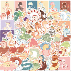 50pcs Snake Waterproof Stickers for Water Bottle Laptop