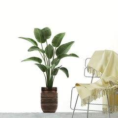 Green Plants Potted Wall Stickers PVC Leaves Creative Murals Paper