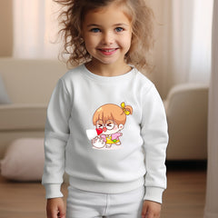 OERYUI Print Pullover Top Kids Clothes Spring Fall Christmas