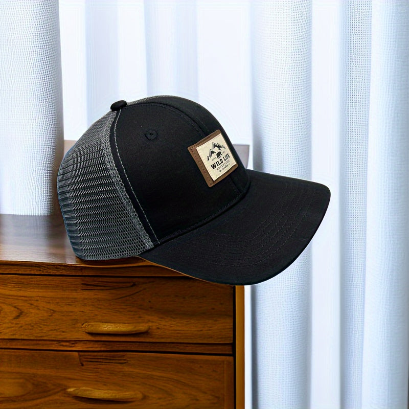 Men's Baseball Cap Outdoor Adjustable Snapback Cap For Travel