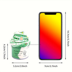 2pcs Butter Slime Kit Set Scents Dual Colors Slime Putty Soft & Non Sticky