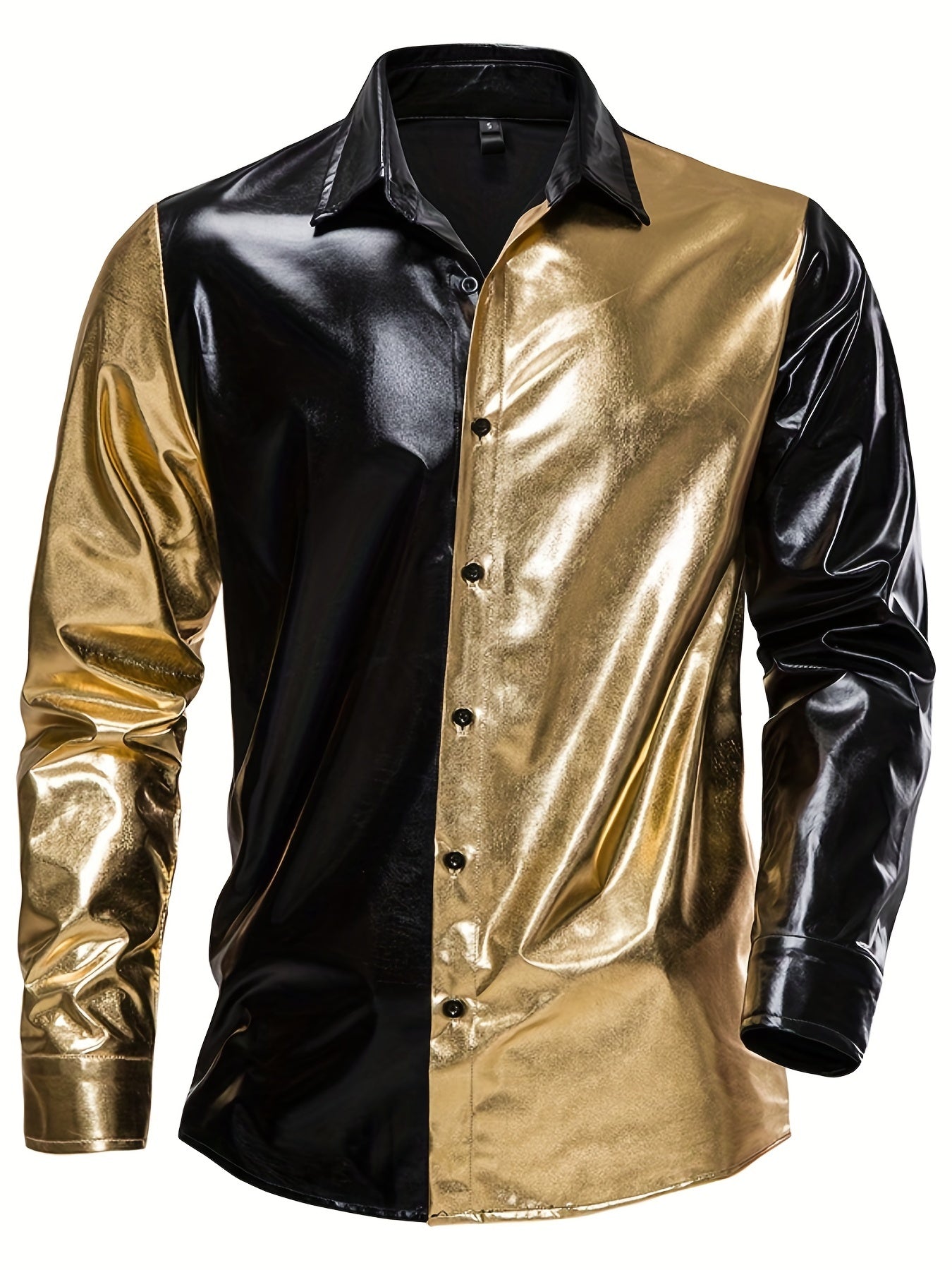 Men's Contrast Casual Shirt Long Sleeve Regular Fit