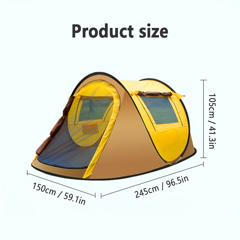 Portable Automatic Camping Tent Quick Opening For Camping Hiking