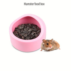 Hamster Plastic Food Bowl Pet Bird Bowl Food Box Thickened ABS Ceramic