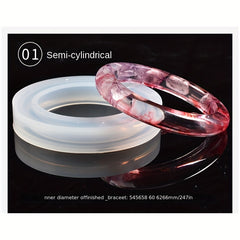 Resin Epoxy Silicone Bracelet Bangle Molds Set