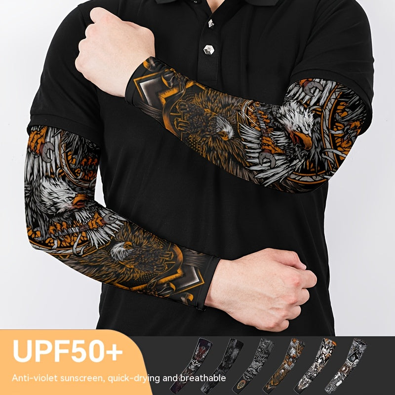 Fashionable Sunscreen Arm Sleeves for Outdoor Activities