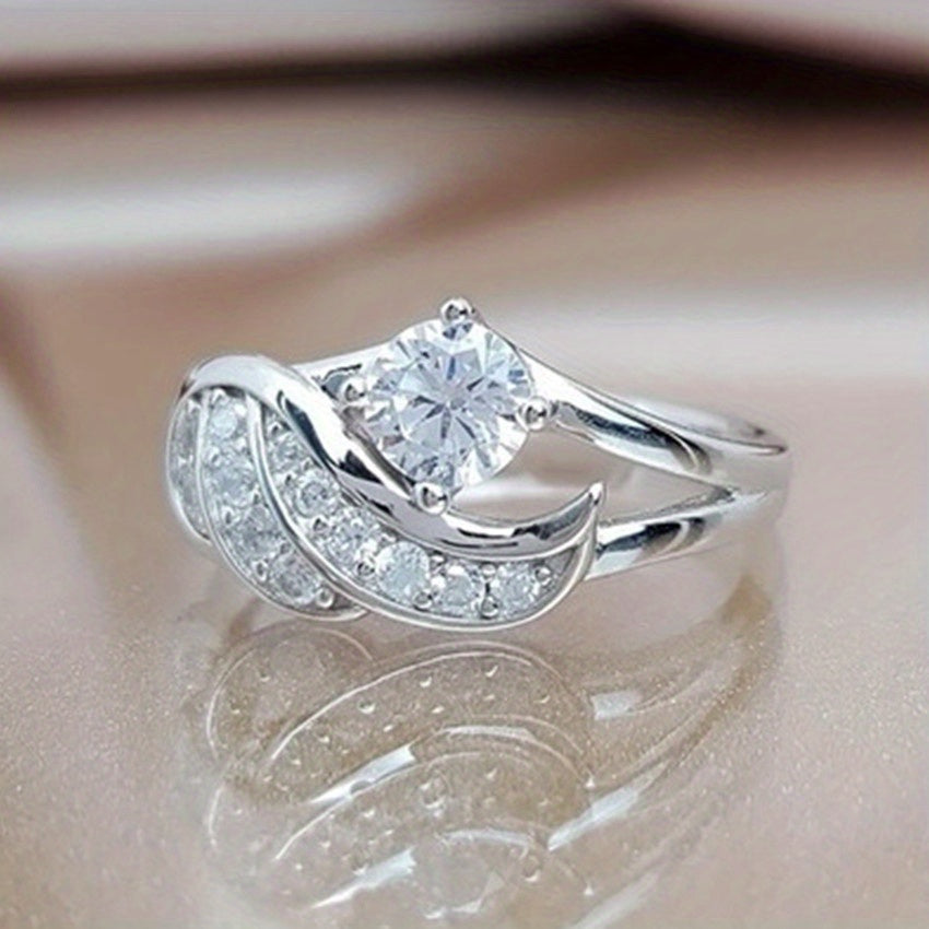 Zircon Angel Wing Ring Men & Women Jewelry