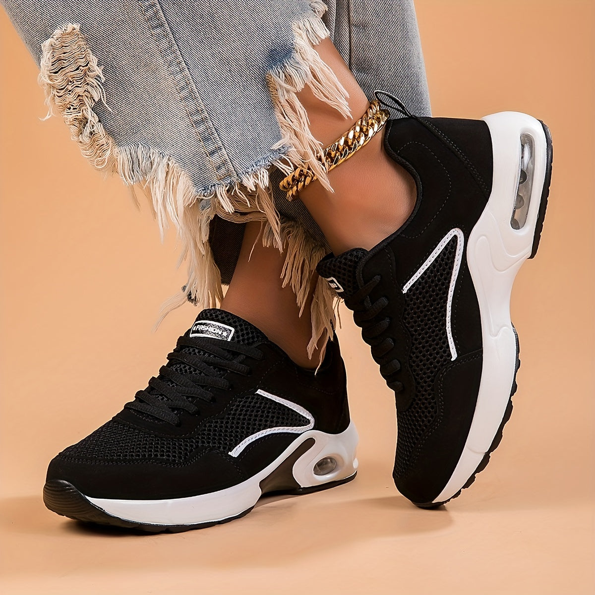 Women's Air Cushion Sneakers - Comfort & Style for Active Lifestyle