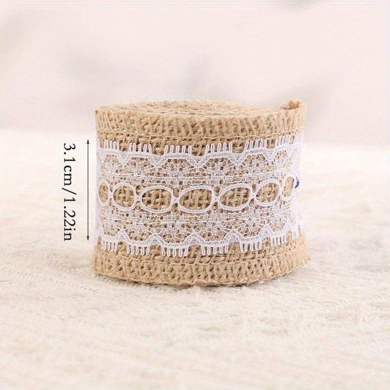 Jute Ribbon Roll Lace Styles Wedding Party Floral Supplies Gift Wrapping 2m