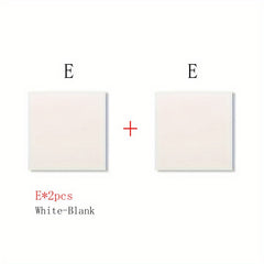 2pcs Sticky Note Book for Creativity 80pg Memos & Messages