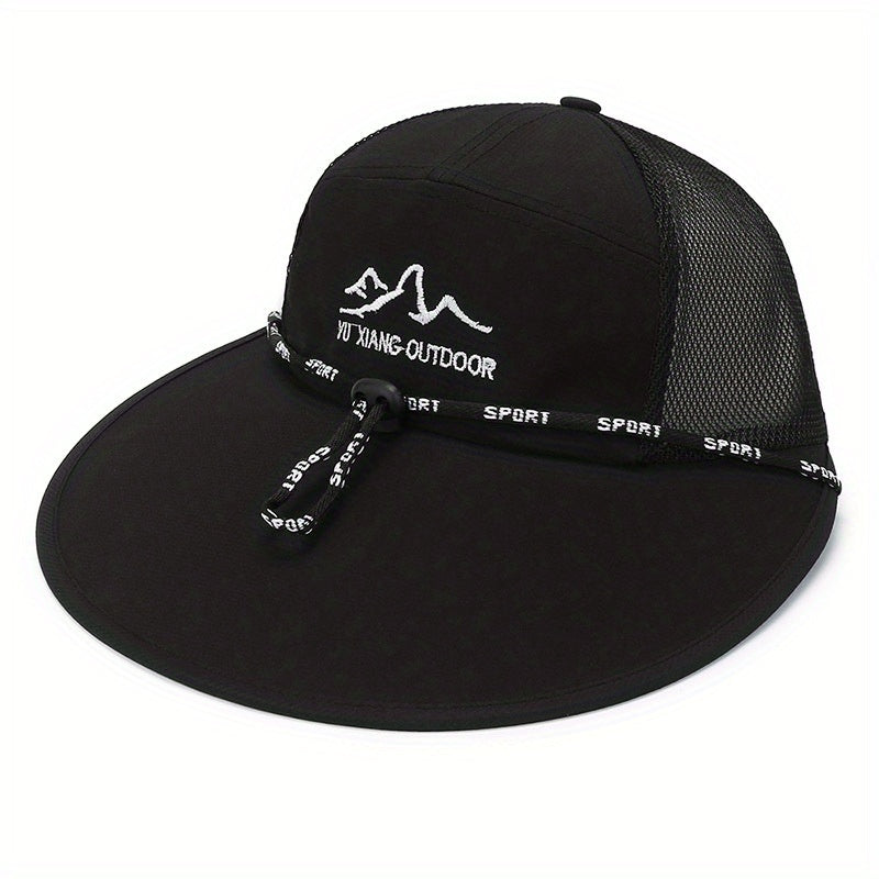 Mesh Sun Hat UV Protection Solid Visor Hat