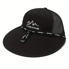 Mesh Sun Hat UV Protection Solid Visor Hat
