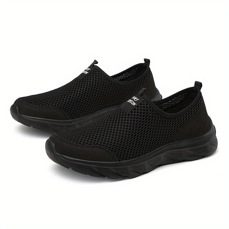 Men's Lightweight Mesh Slip On Sneakers for Outdoor Training