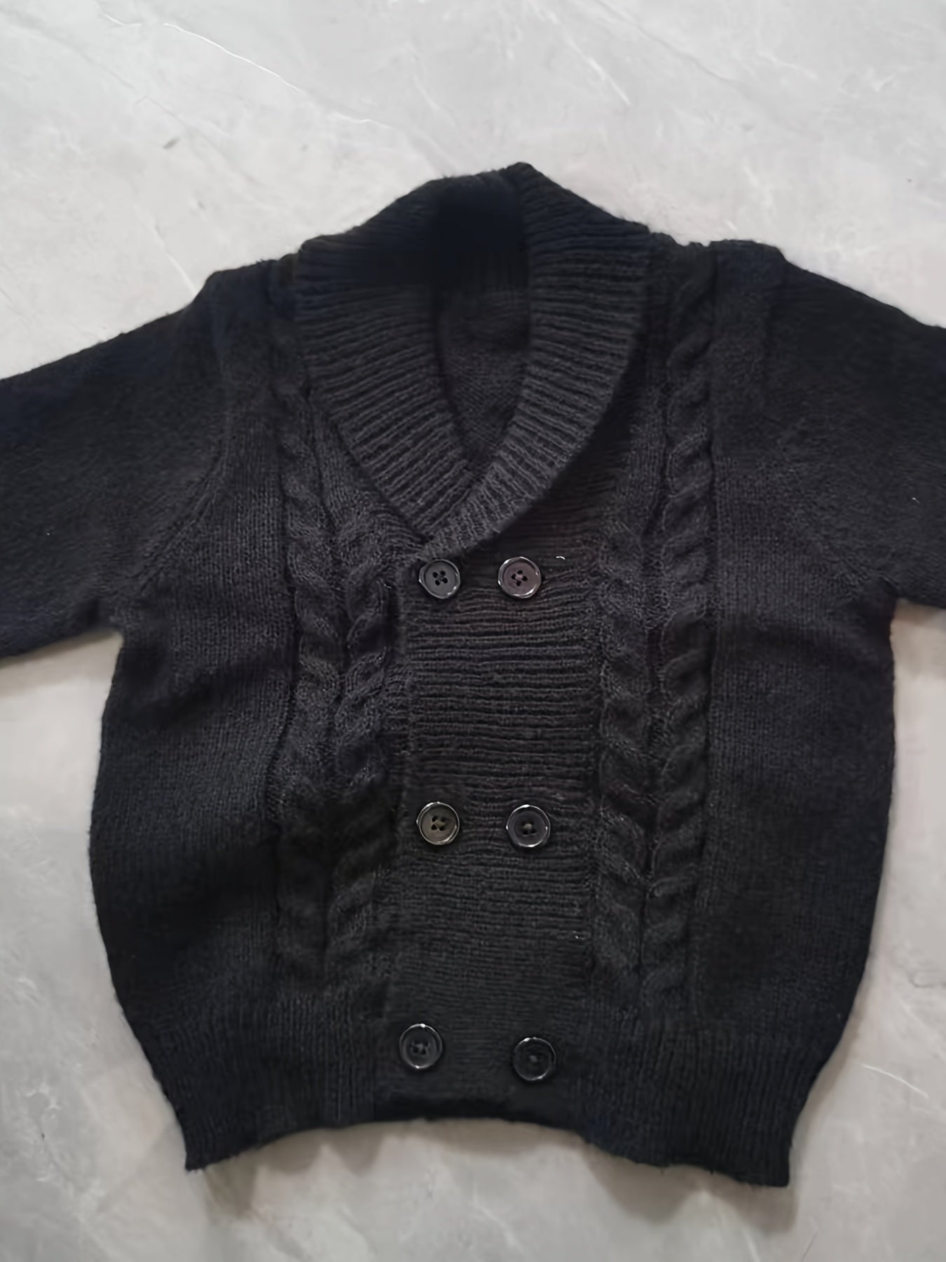 Boys Casual Knitted Sweater Cardigan Jacket for Winter