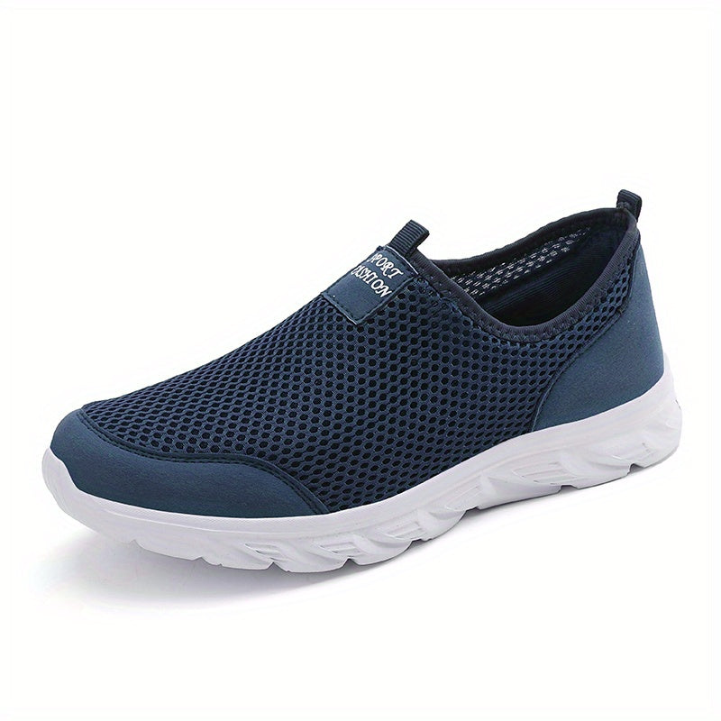 Men's Breathable Slip On Mesh Sneakers Casual Outdoor Walking Shoes