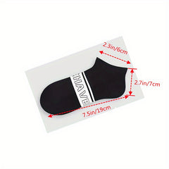 Men's Striped Liner Anklets Socks Cotton Blend Soft Breathable Sweat Absor