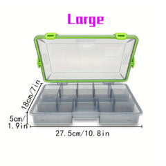 1pc Single Layer Parts Box Plastic Household Screw Box