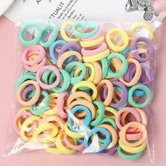 100pcs Baby Girls Hair Bands Ponytail Holders Scrunchies Accessories