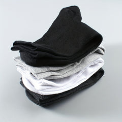 10 Pairs Mid Calf Socks for Outdoor Fitness