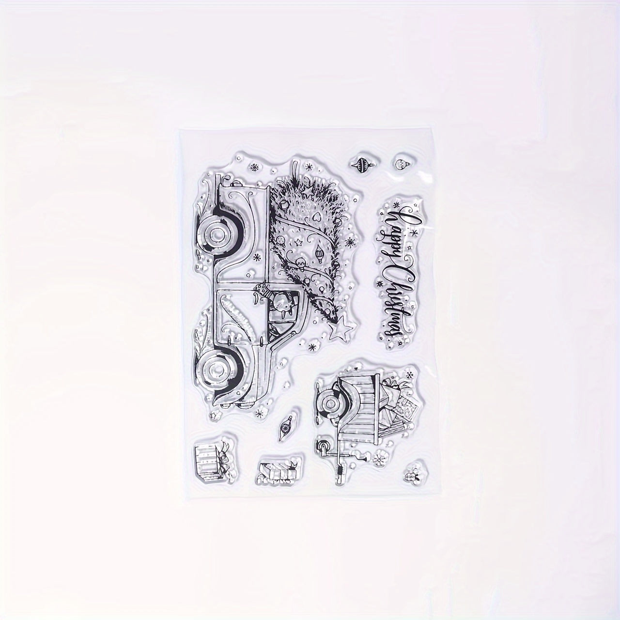 Christmas Transparent Stamp for Card Making & DIY Crafts