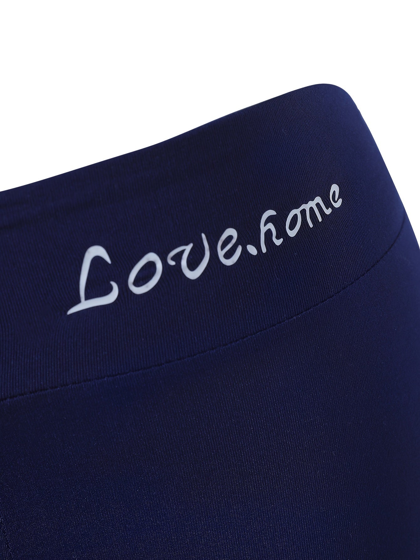 Girls Comfy LOVE HOME Print Leggings Slim Leggings Activewear Pants