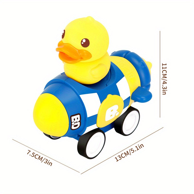The Inertia Car - Kids Toy Vehicle with Easy Push and Go Action