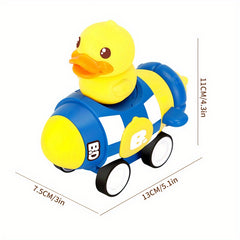 The Inertia Car - Kids Toy Vehicle with Easy Push and Go Action