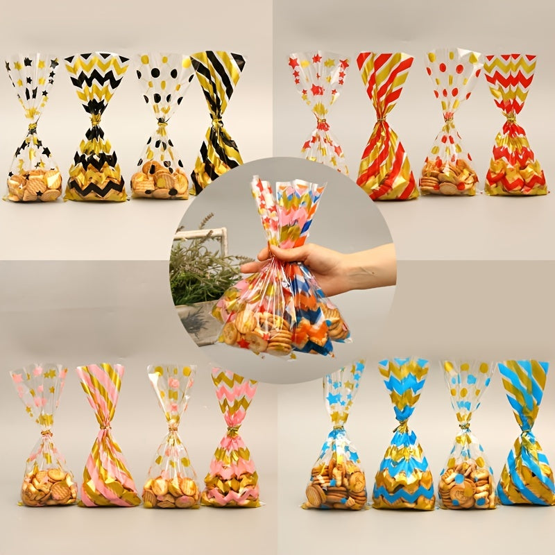 50pcs Polka Dot Gift Bag for Birthday Candy Packaging
