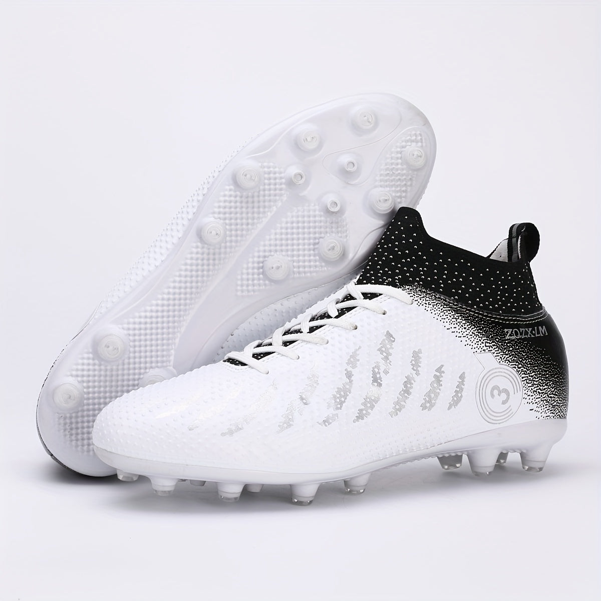 Men's Pro Soccer Shoes Outdoor Cleats Lightweight Breathable