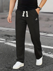 Coconut Tree Print Joggers Men s Casual Stretch Waist Drawstring Sweatpants