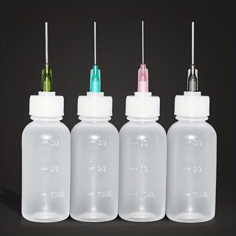 30ml Squeezable Needle Tip Bottles Set for DIY Crafts