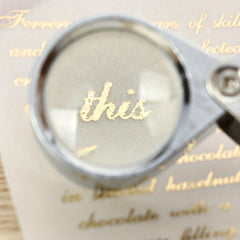 Pocket Folding Magnifying Glass HD 30x High Power Mini Portable Magnifier