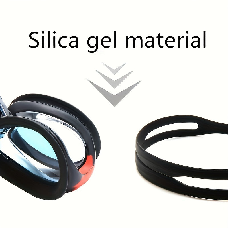 Mirrored Coating Swimming Goggles UV 400 Anti-fog