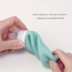 4PCS Silicone Travel Bottle Shower Gel Shampoo Empty Bottle Set