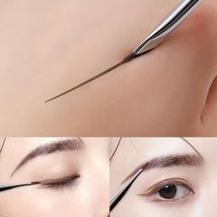 2pcs Eyeliner Brush Ultra Thin Flat Eyebrow Brush