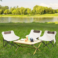Folding Portable Chair Outdoor Leisure Chair For Camping with Storage Bag