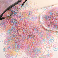 5000PCS Colorful Disposable Rubber Bands