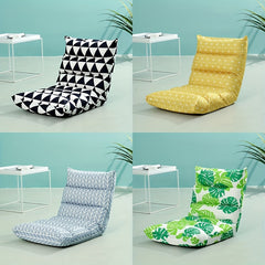 Foldable Backrest Floor Chair for Camping