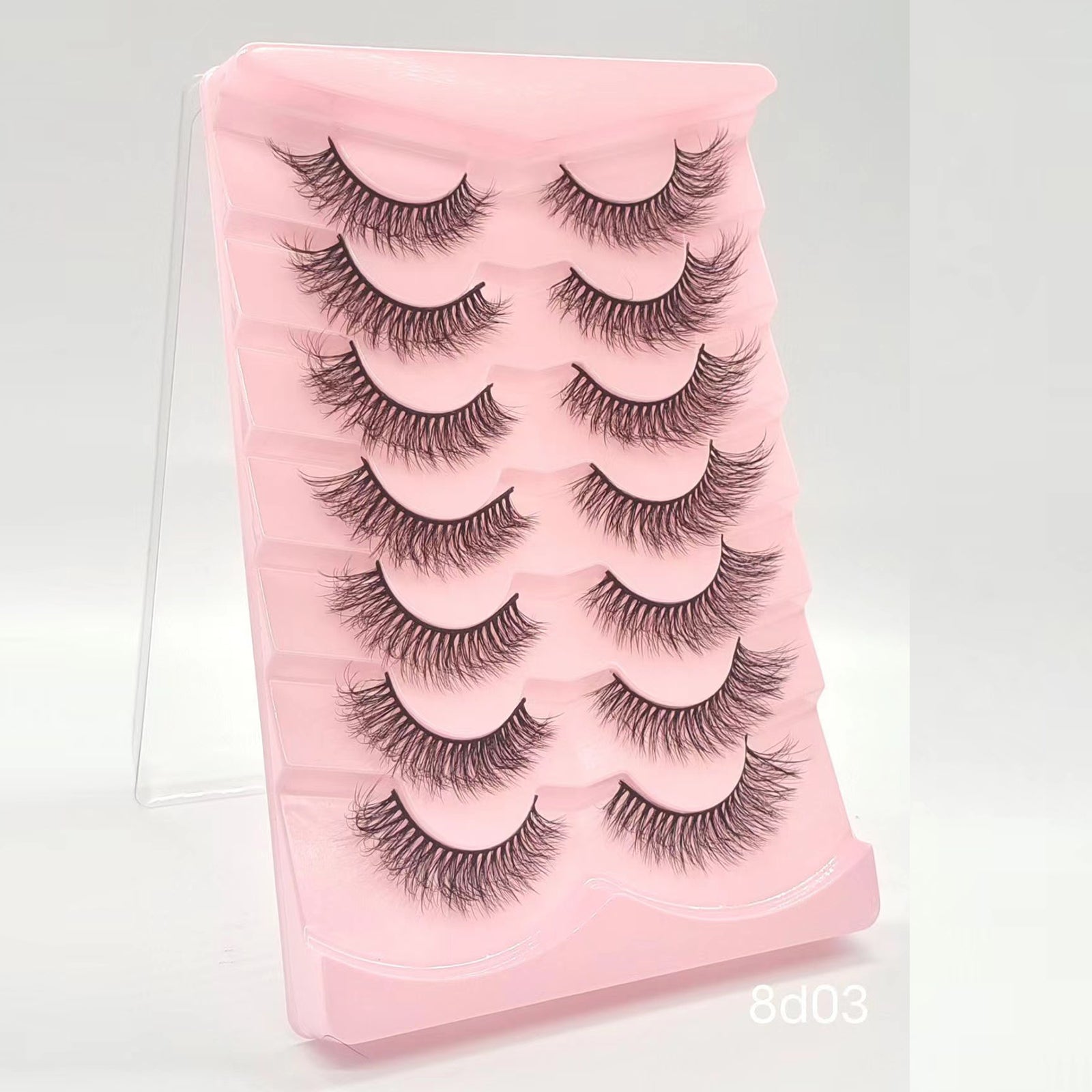 3D Mink Lashes Natural False Eyelashes Soft Wispy Volume Dramatic Long