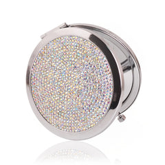 Compact Mirror 2X 1X Magnification for Purses Handheld Mirror