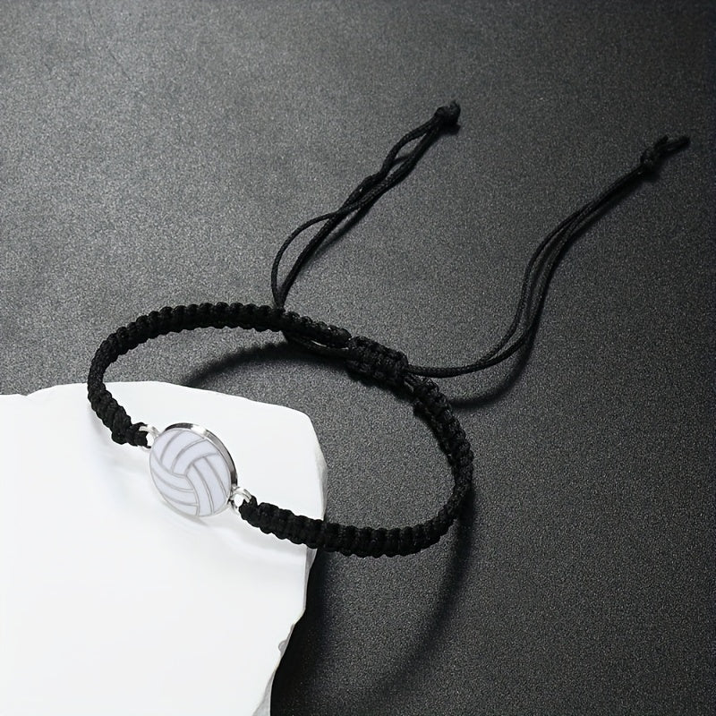 Braided Hand Rope Volleyball Team Fan Bracelet Football Basketball Bracelet