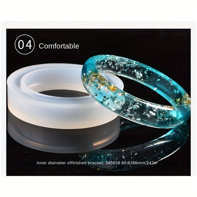 Resin Epoxy Silicone Bracelet Bangle Molds Set