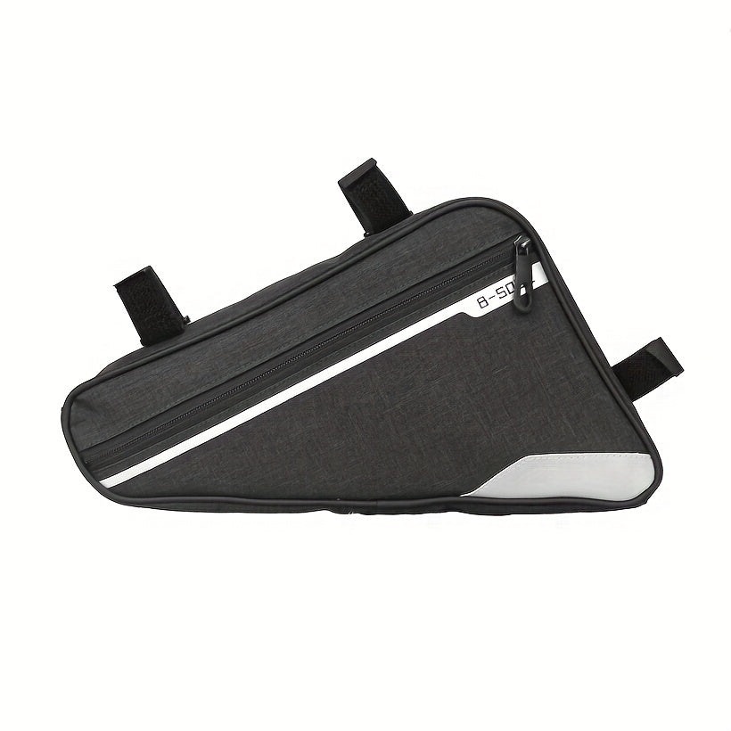 Portable Triangle Bike Bag Zipper Storage Hanging Bag